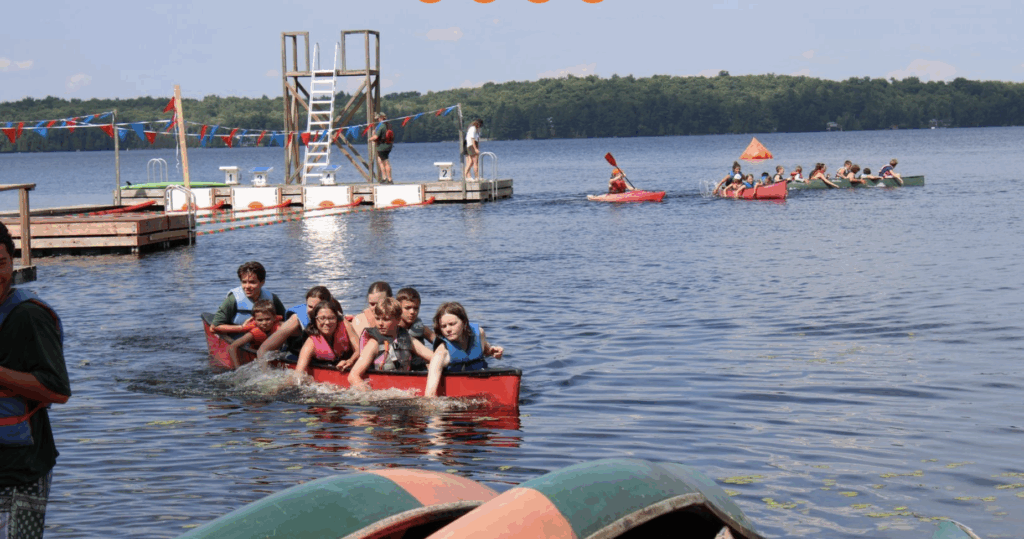 Summer camp fun- water day